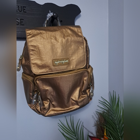 Sydney Love Gold Nylon Backpack NWT - Picture 6 of 6